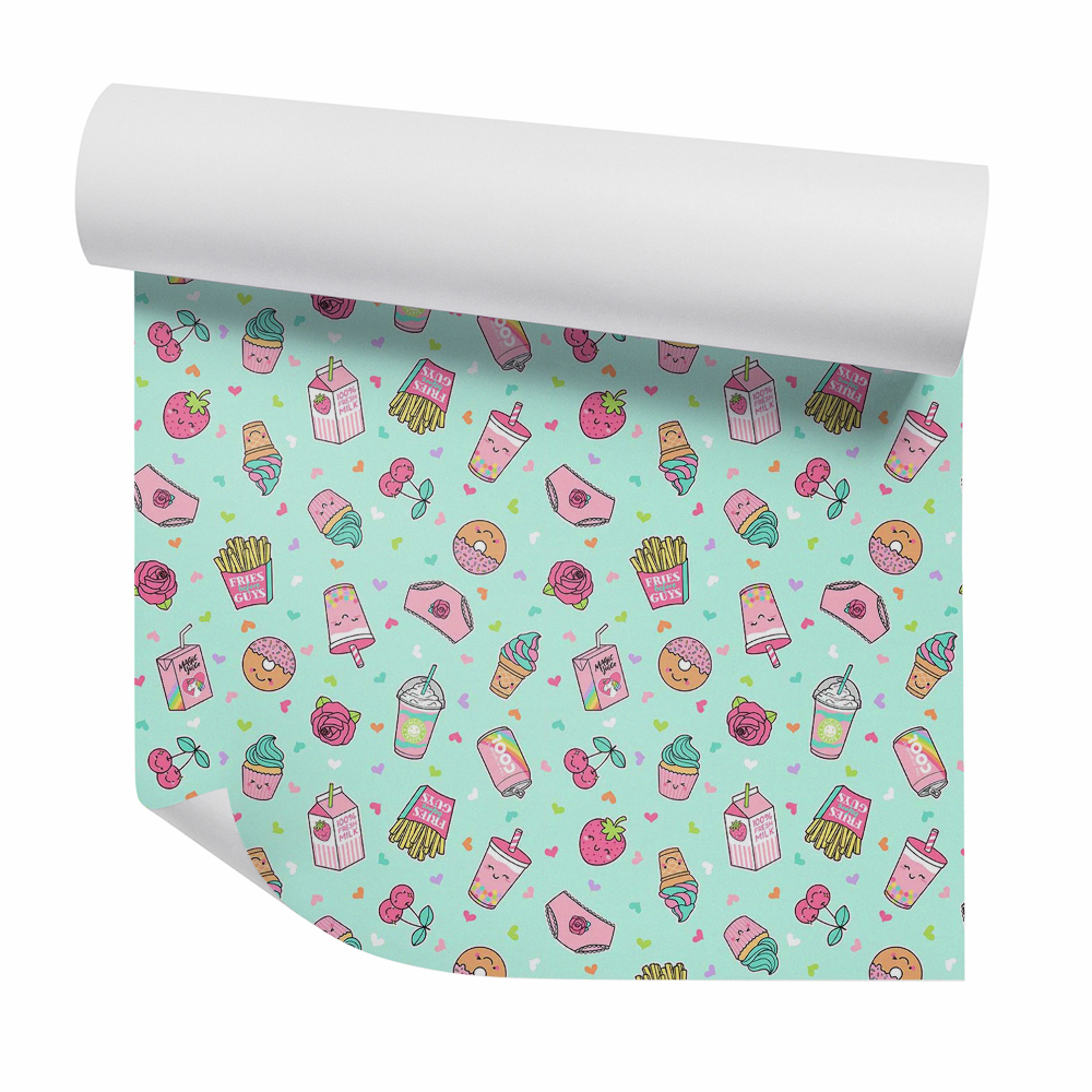 Tapet de perete Dulciuri care mănâncă căpșuni vesele