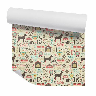 Tapet Lesa osoasă pentru canisa de câine abstractă