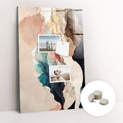 Tablă magnetică pentru magneti Pete abstracte strălucitoare