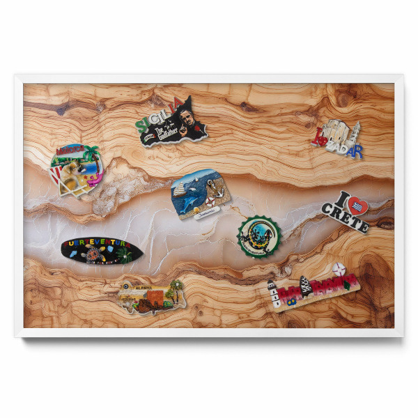 Structură din lemn cu rășină Tablă magnetică