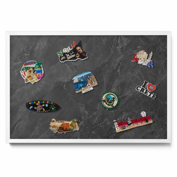 Structură din piatră întunecată Tablă magnetică pentru magneti