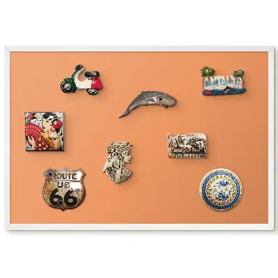 Panou magnetic înrămat pentru magneți
