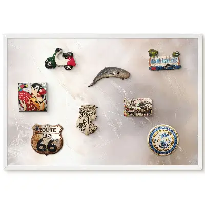 Tablă magnetică de perete cu imprimeu decorativ eteric