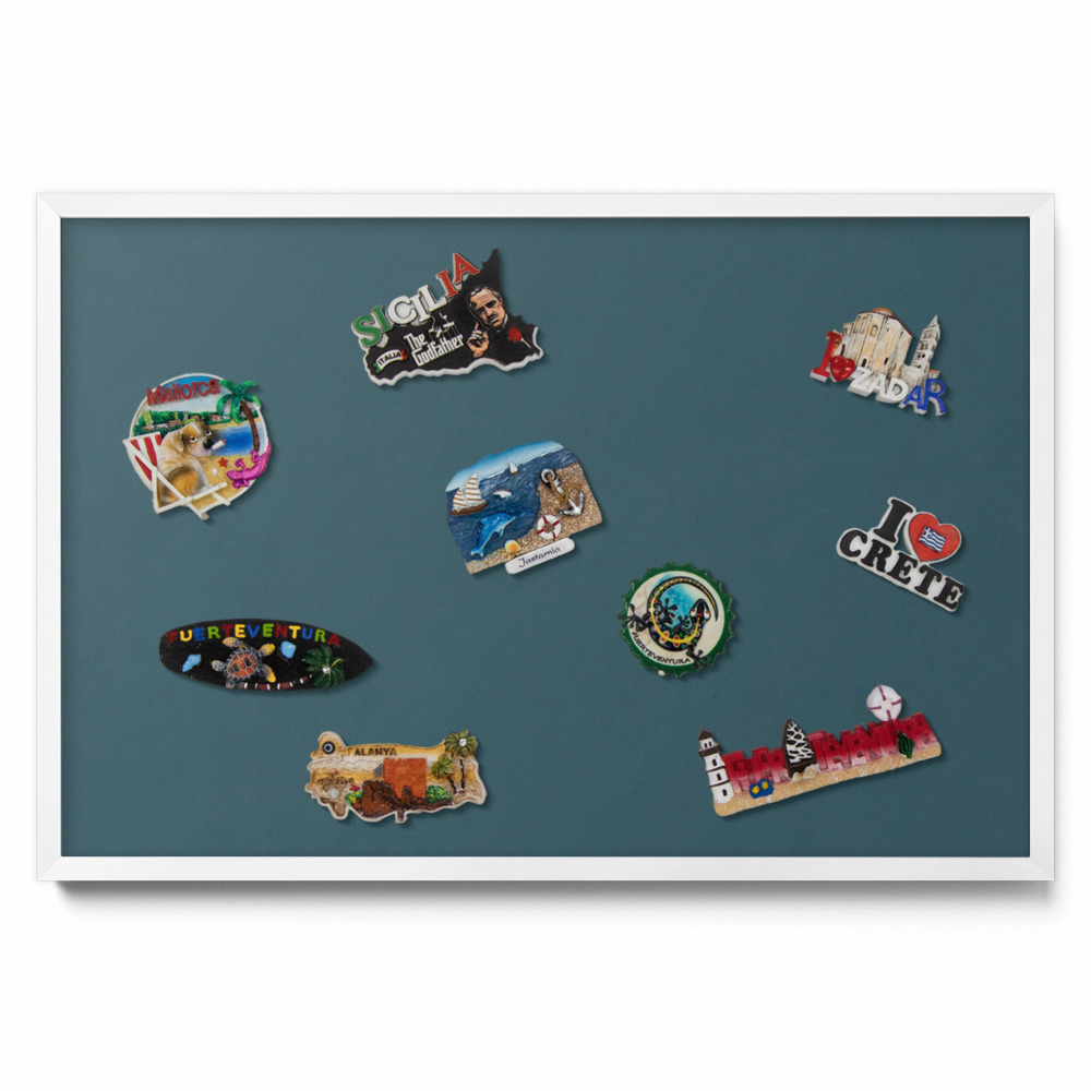 Culoare turcoaz închis Tablă magnetică pentru magneti