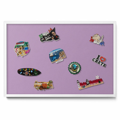 Culoare violet pastel Tablă magnetică pentru magneti