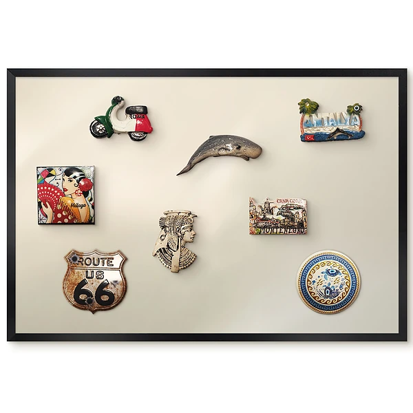 Panou magnetic cu ramă tranziții subtile cu atmosferă delicată