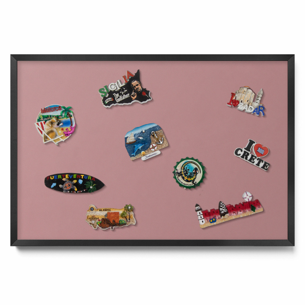 Culoare roz pastel Tablă magnetică