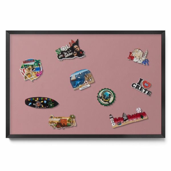 Culoare roz pastel Tablă magnetică