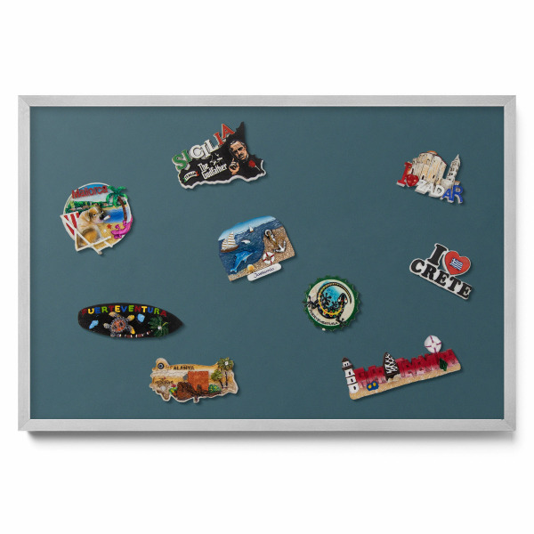 Culoare turcoaz închis Tablă magnetică pentru magneti