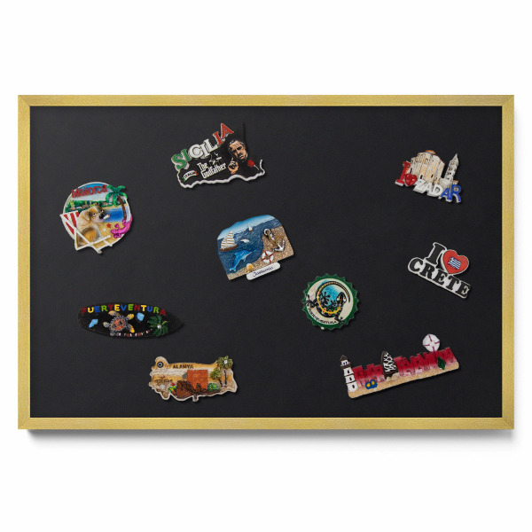 Culoare neagră Tablă magnetică pentru magneti