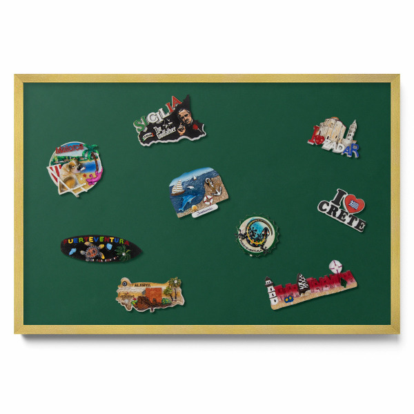 Culoare verde închis Tablă magnetică pentru magneti