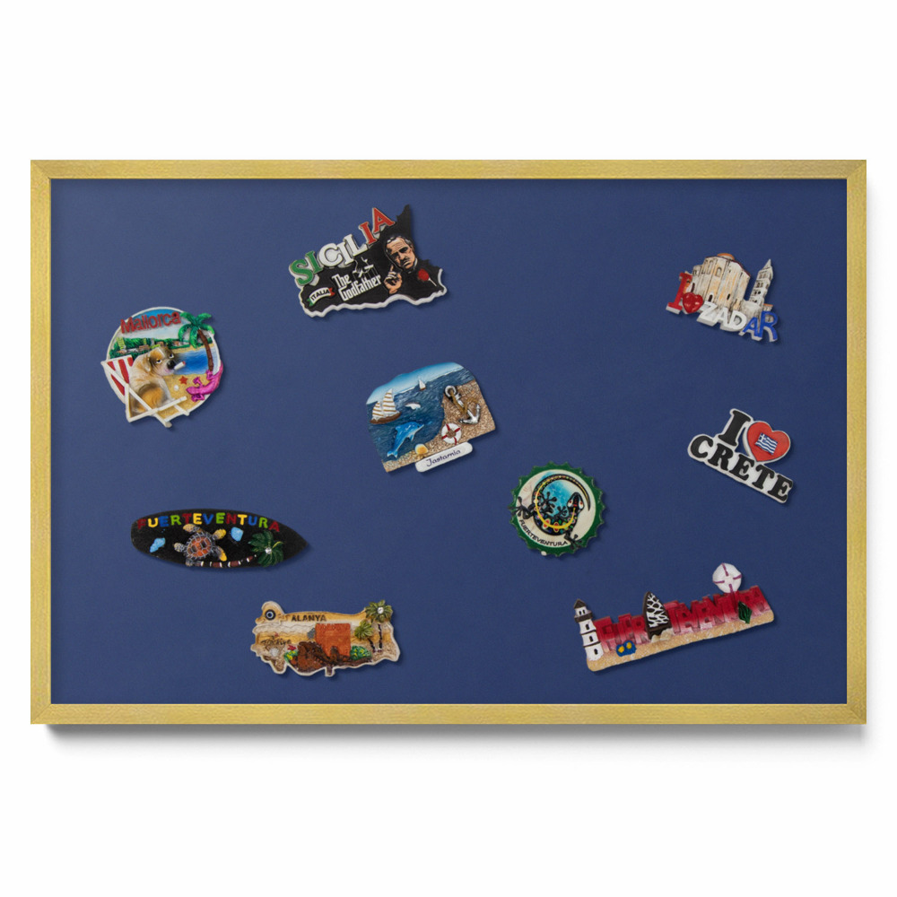 Culoare albastru marin Tablă magnetică pentru magneti