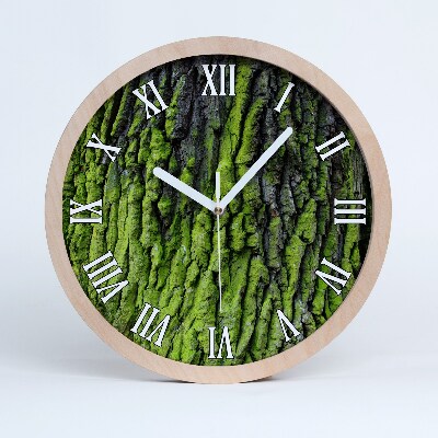 Ceas perete din lemn Scoarta De Copac