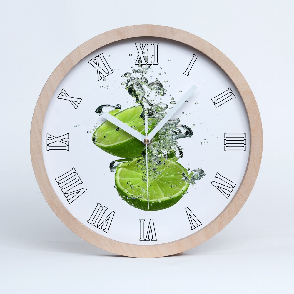 Ceas de perete din lemn Var Sub Apă