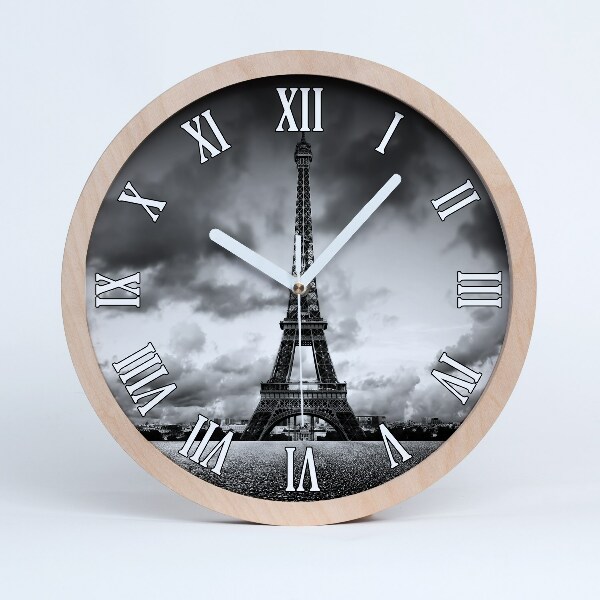 Ceas lemn Turnul Eiffel Paris