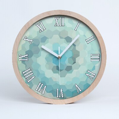 Ceas de perete lemn Fundal Abstractie