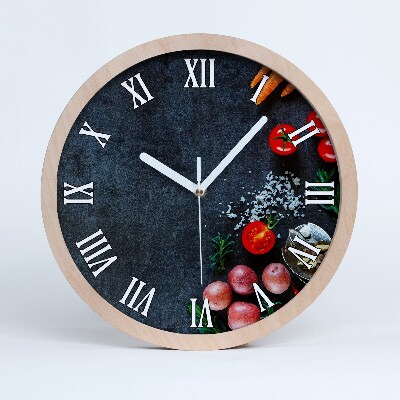 Ceas perete lemn Ingrediente