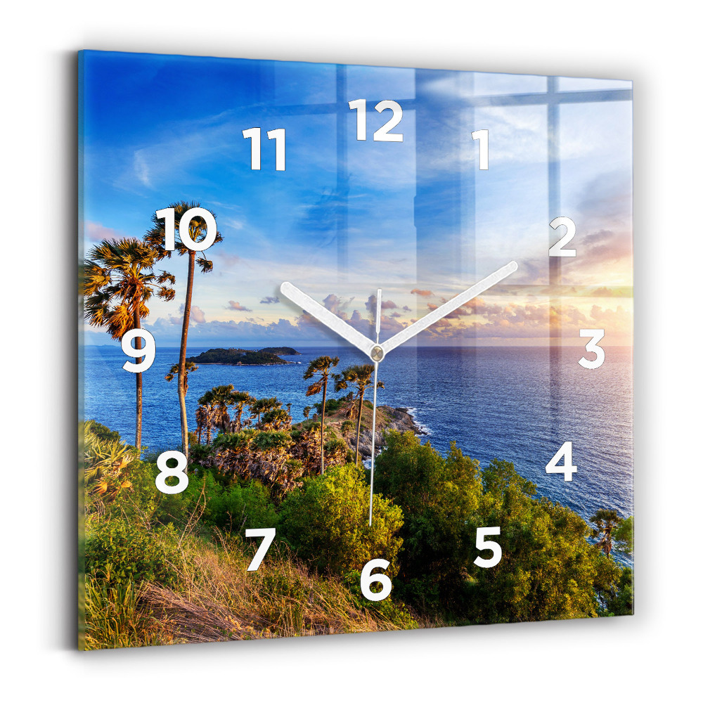 Ceas din sticlă pătrat Phuket în Thailanda