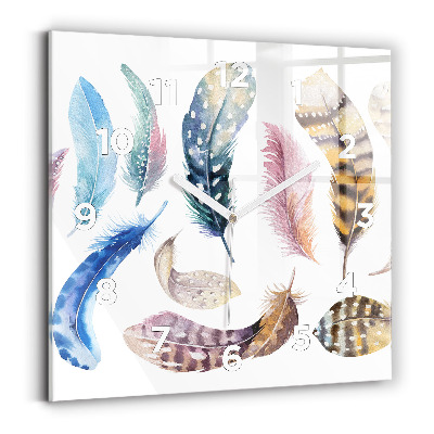 Ceas din sticlă pătrat Ilustrație de artă retro