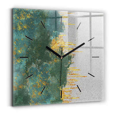 Ceas pătrat de perete din sticlă Model decorativ