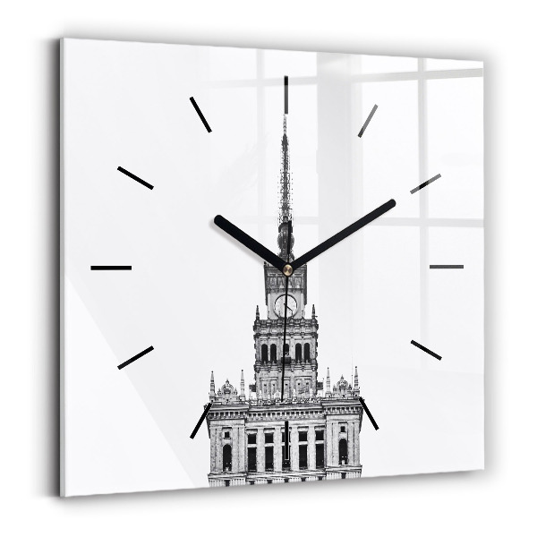Ceas din sticlă pătrat Palatul Culturii și Științei