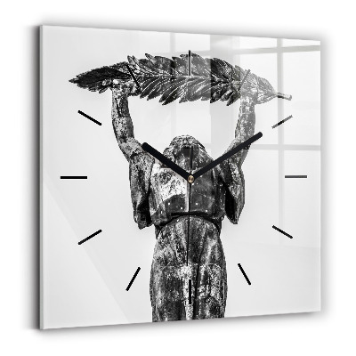 Ceas din sticlă pătrat Statuia Libertății din Budapesta