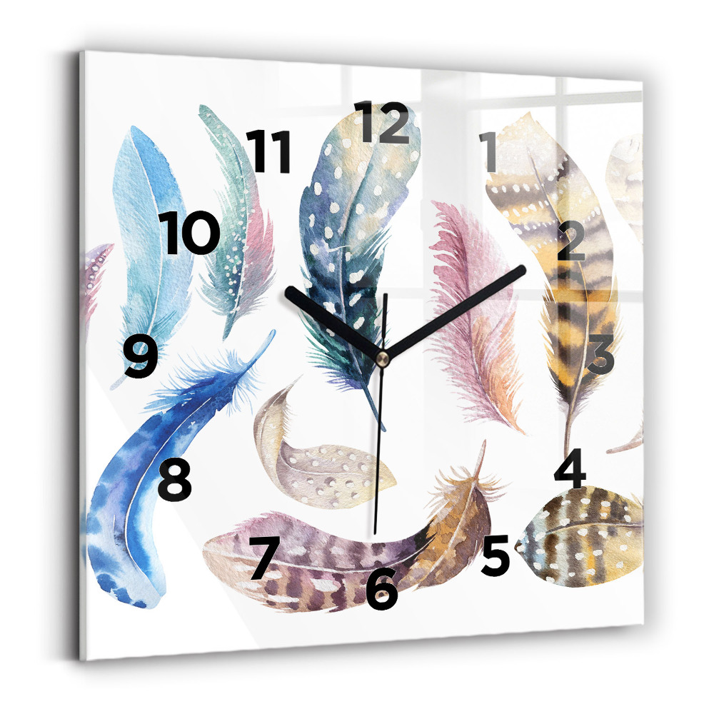 Ceas din sticlă pătrat Ilustrație de artă retro