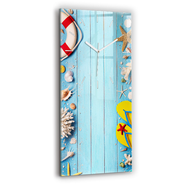 Ceas de sticlă pe perete vertical Accesorii Pentru Plaja