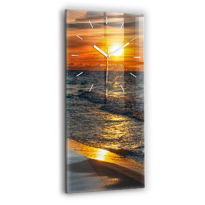 Ceas de sticlă pe perete vertical Władysławowo Marea Baltică