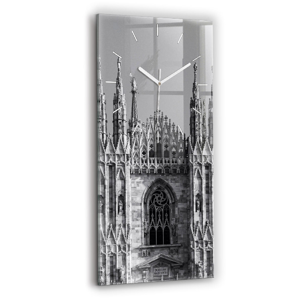 Ceas vertical de perete din sticlă Catedrala Duomo Di Milano