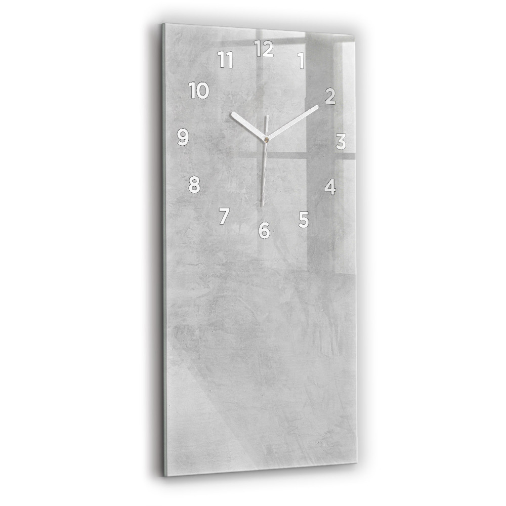 Ceas din sticlă dreptunghiular vertical Perete De Piatra