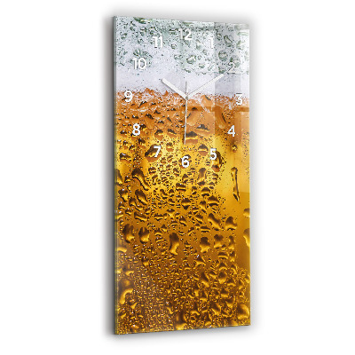 Ceas din sticlă dreptunghiular vertical O Halbă De Bere