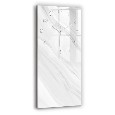 Ceas vertical de perete din sticlă Marmură Decorativă