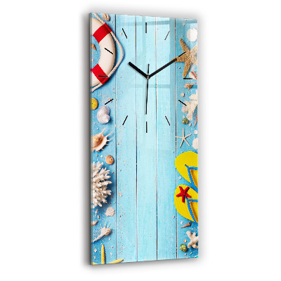 Ceas de sticlă pe perete vertical Accesorii pentru plaja