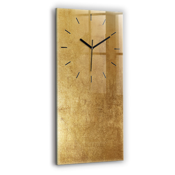Ceas de sticlă pe perete vertical Panza decorativa