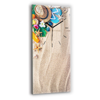 Ceas vertical de perete din sticlă Accesorii de vacanta