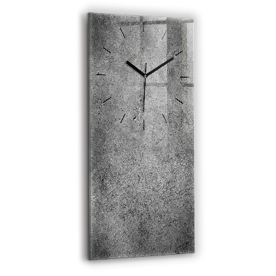 Ceas din sticlă dreptunghiular vertical Perete industrial