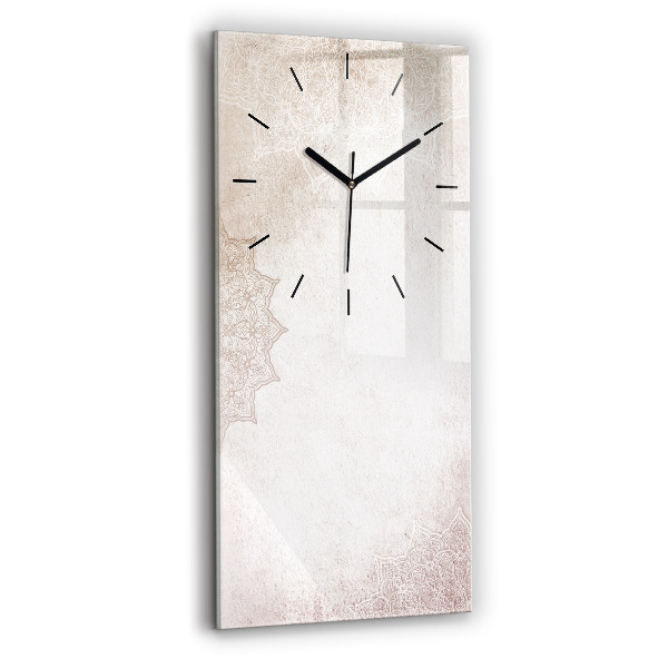 Ceas perete din sticlă dreptunghiular Model decorativ