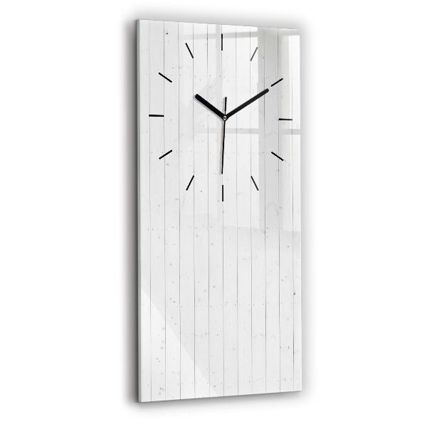 Ceas din sticlă dreptunghiular vertical Model de panouri din lemn