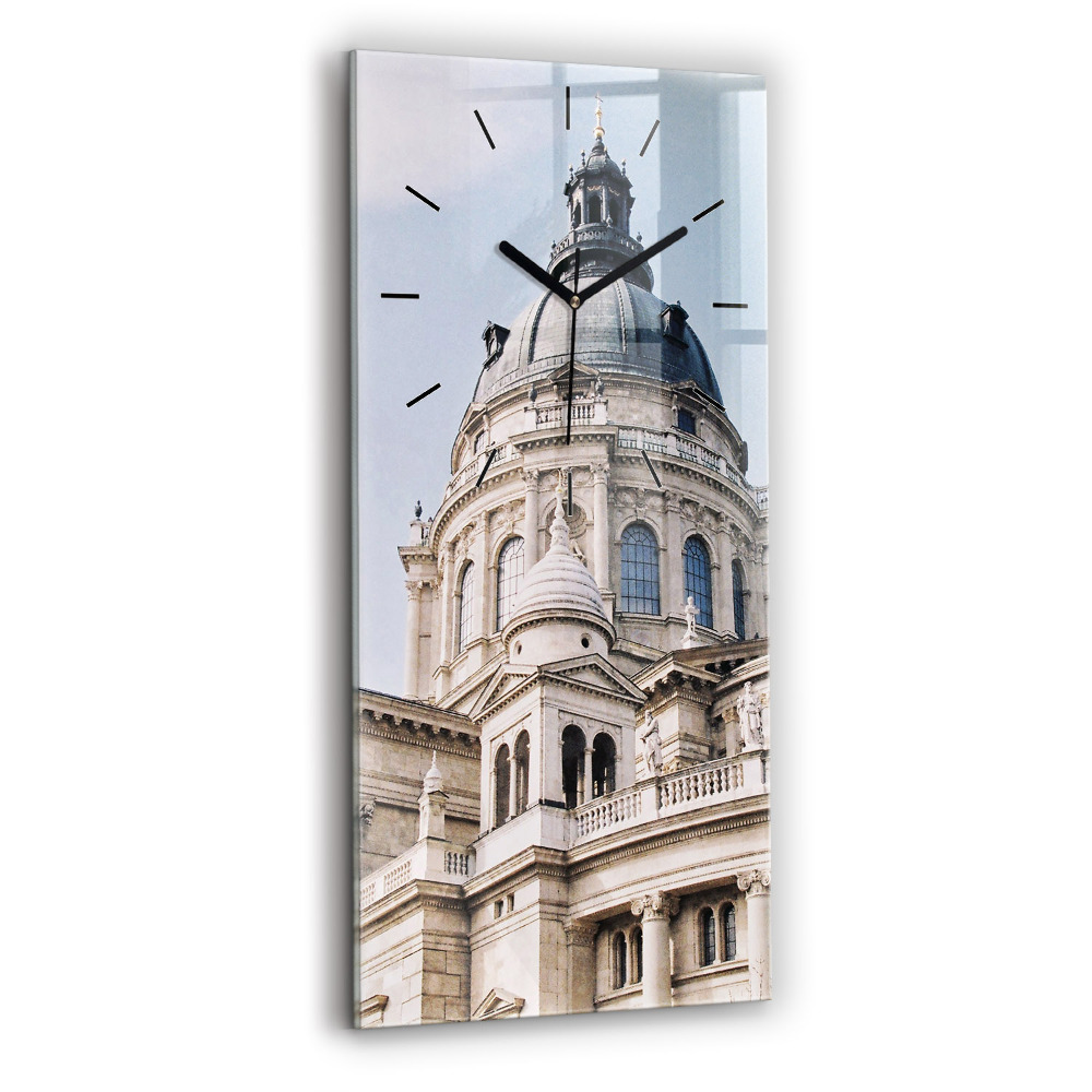 Ceas de sticlă pe perete vertical Sf. Bazilica Ştefan