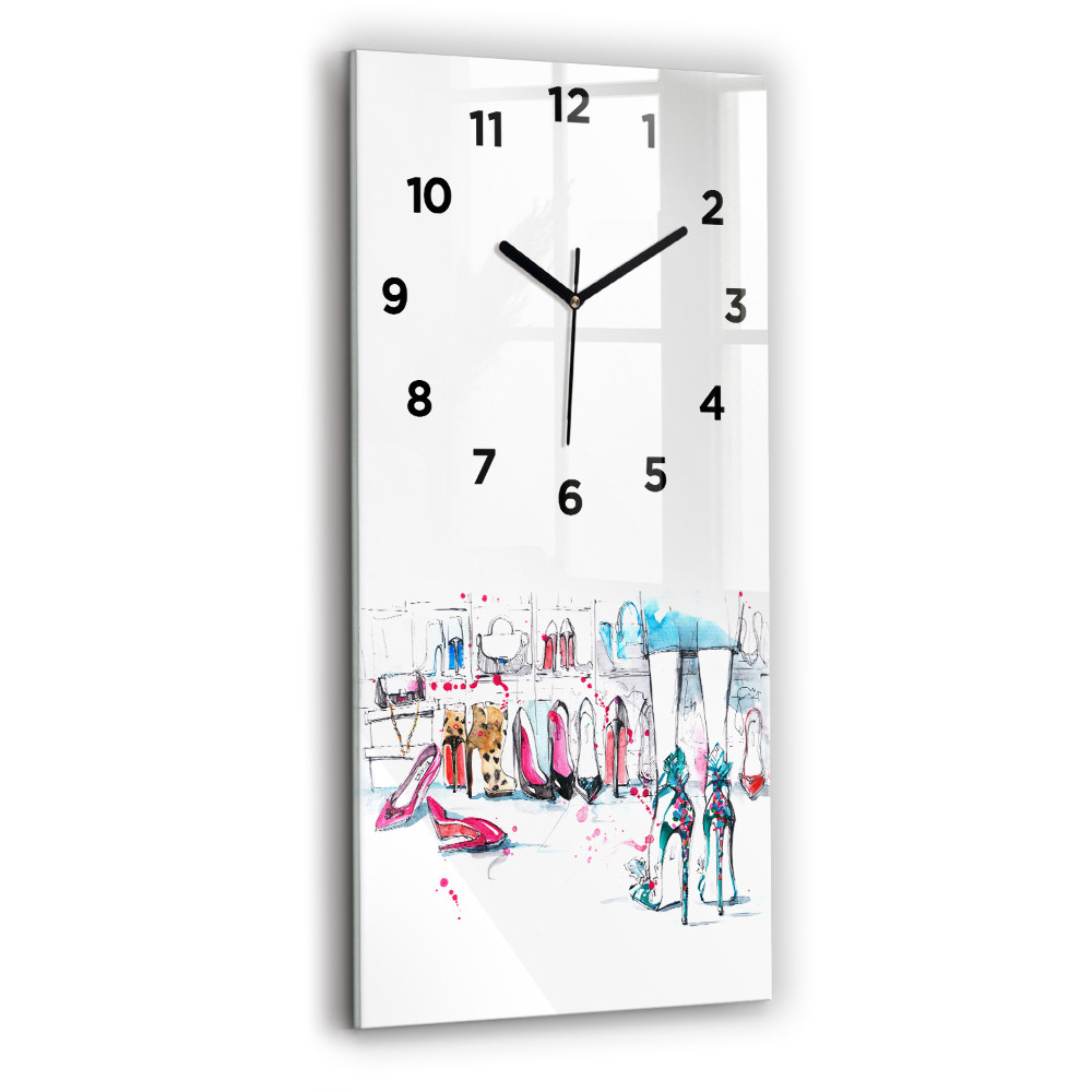 Ceas de sticlă pe perete vertical Element de feminitate