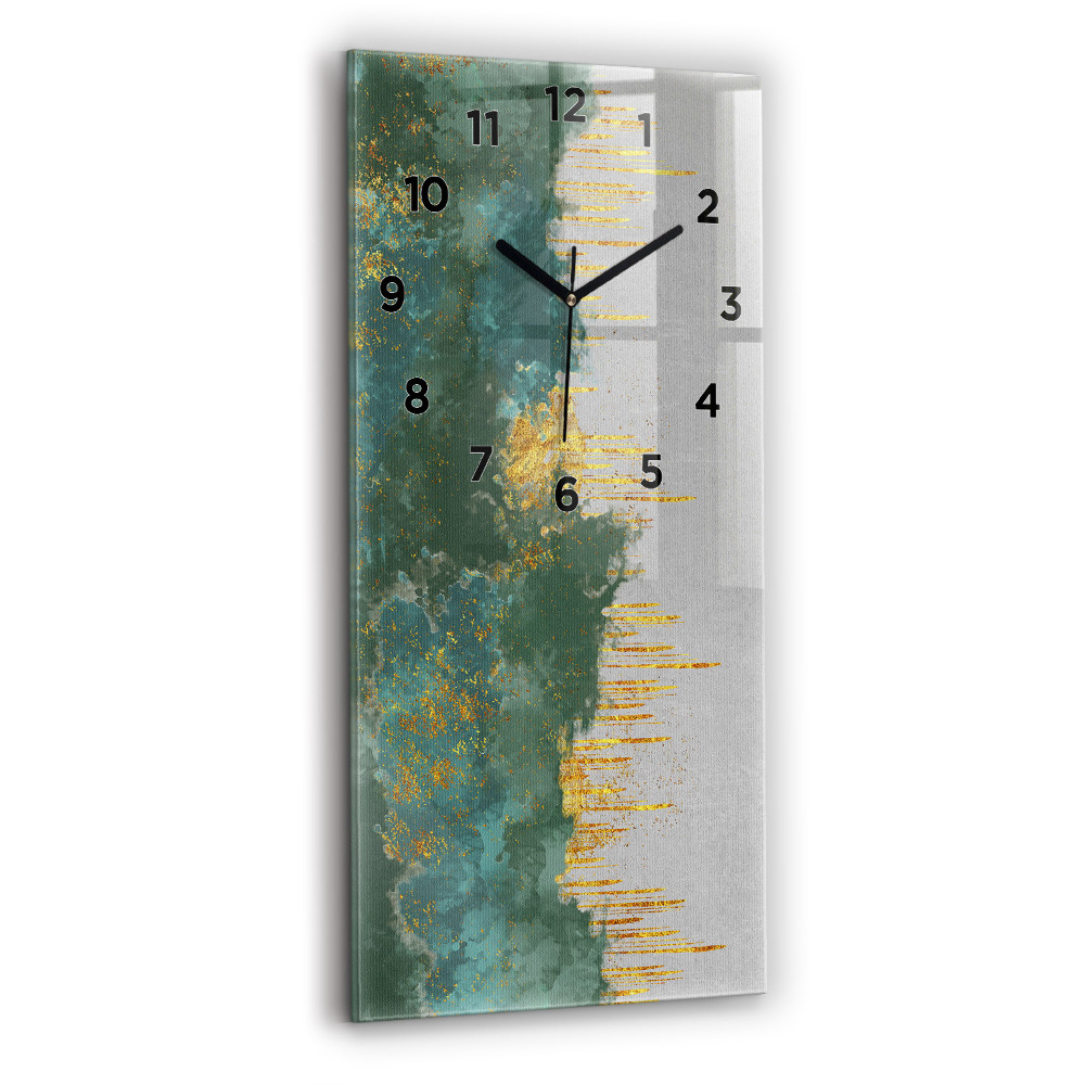 Ceas din sticlă dreptunghiular vertical Model decorativ