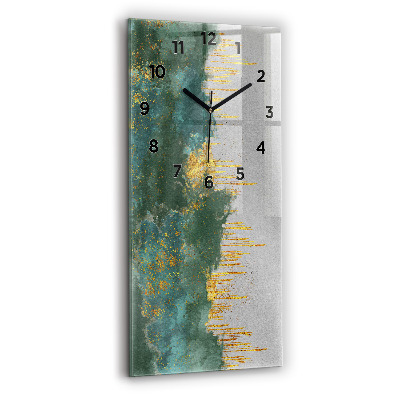 Ceas din sticlă dreptunghiular vertical Model decorativ