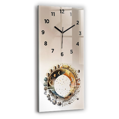 Ceas din sticlă dreptunghiular vertical Ceas de astronomie