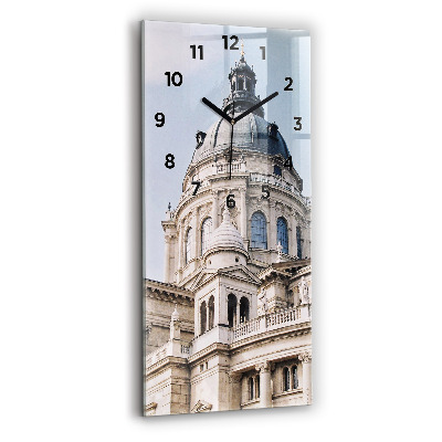 Ceas de sticlă pe perete vertical Sf. Bazilica Ştefan