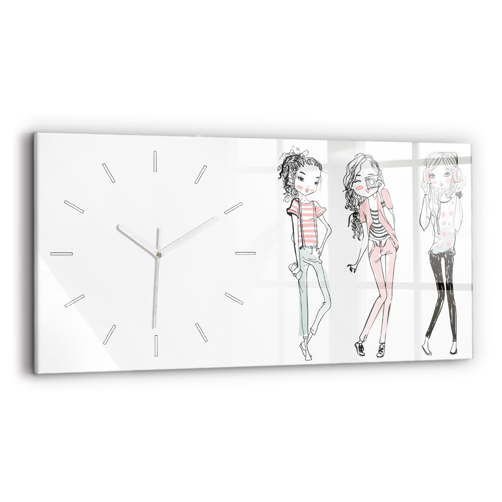 Ceas din sticlă orizontale Moda feminina
