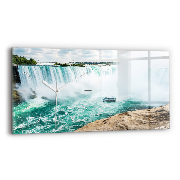 Ceas din sticlă orizontale barca Niagara