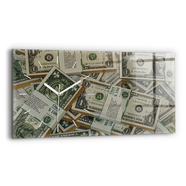 Ceas din sticlă orizontale 1 dolar american