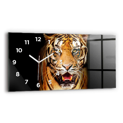 Ceas din sticlă orizontale Tigru – ochi sălbatici