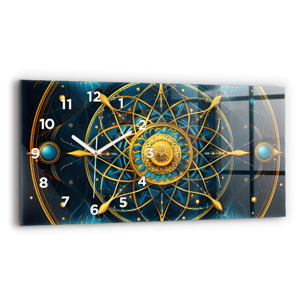 Ceas perete din sticlă orizontale Ceas horoscop
